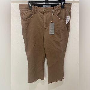 Wit & Wisdom High Rise Wheat Brown Absolution Pants women’s size 14 New NWT